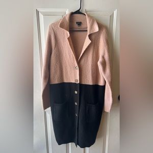 Torrid two tone long jacket size 0